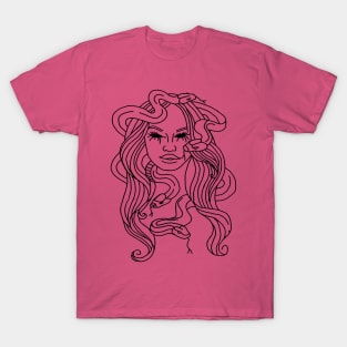 Girl with snake T-Shirt